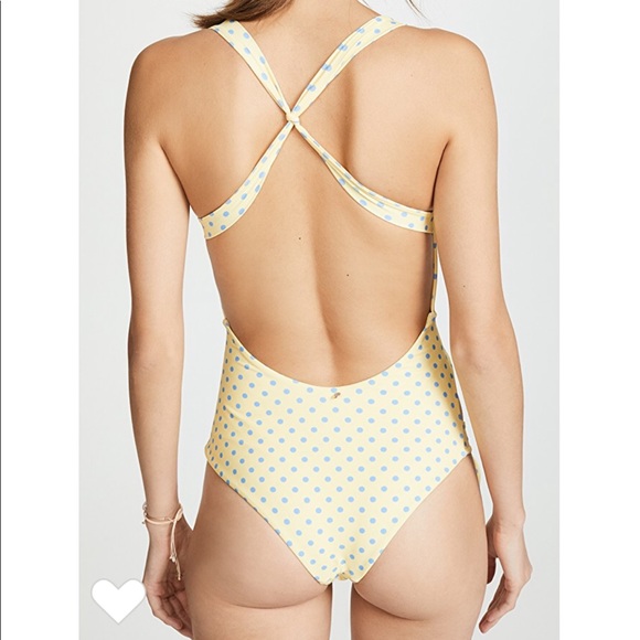 NWT For Love and Lemons 🍋 Limoncello Swimsuit Bathing suit One Piece - Picture 4 of 7